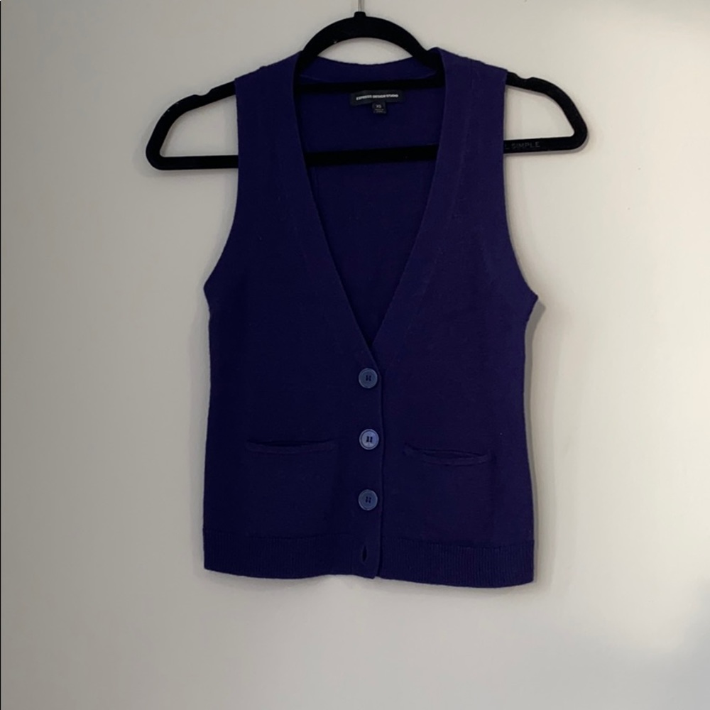 Express Design Studio Women’s Sleeveless Cardigan